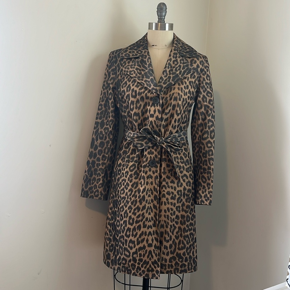 Leopard Raincoat